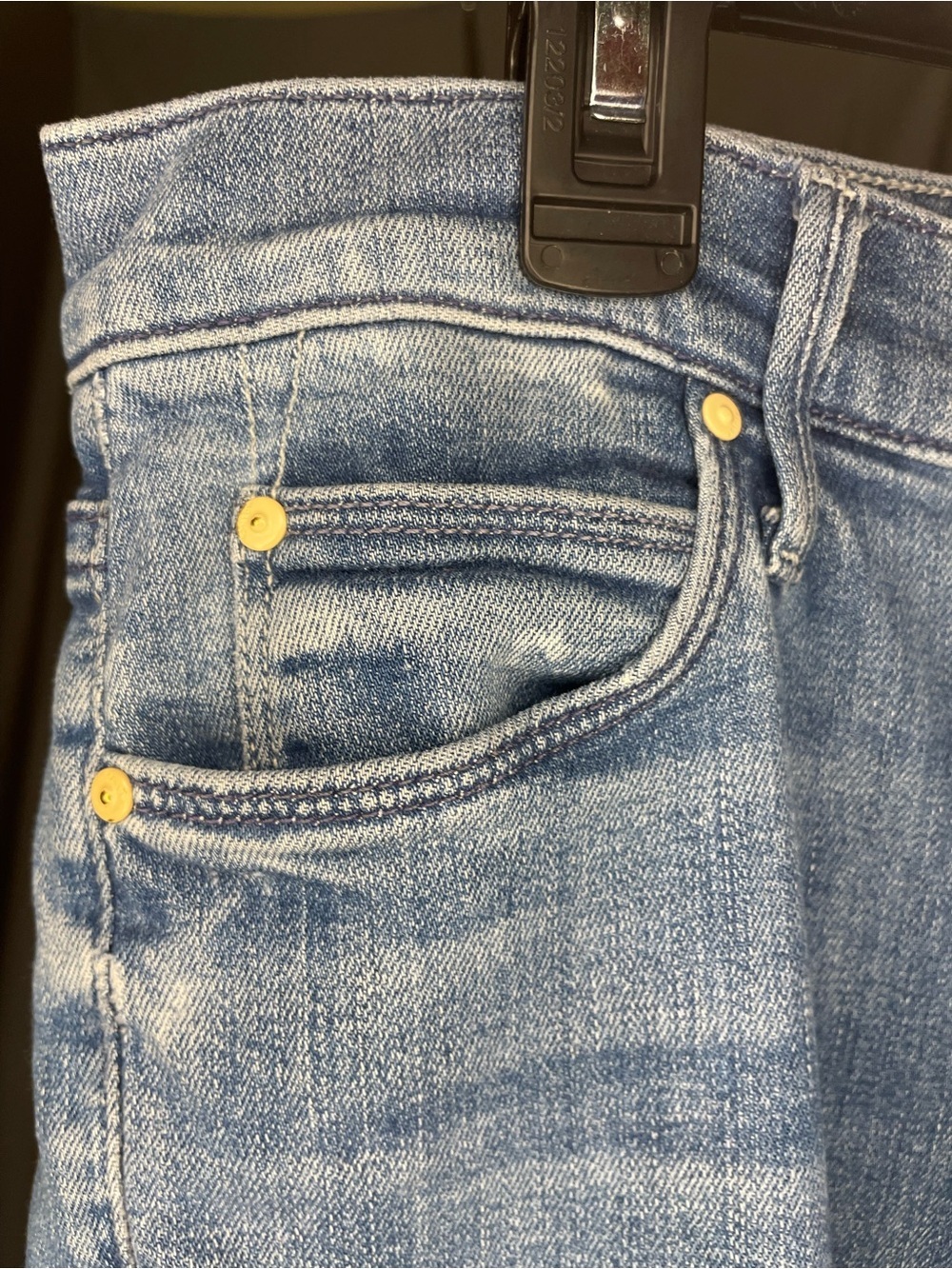 MOTHER Limited Edition Mid Rise Dazzler Ankle I Wet My Plants Embroidered Jeans - Picture 6 of 12